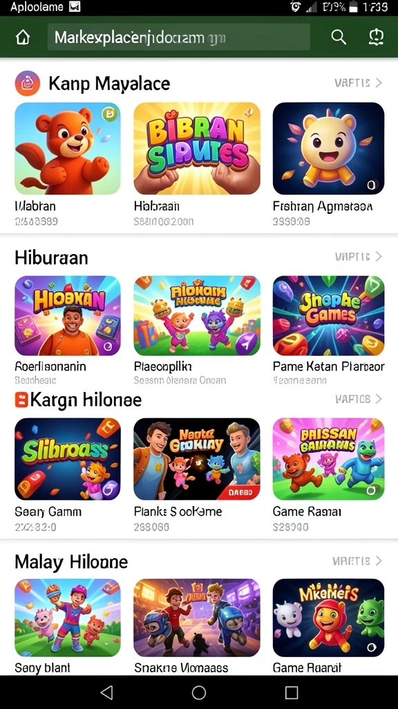 Tampilan awal permainan yang memukau.