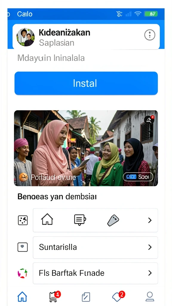 Tampilan awal 555ZK yang menarik dan penuh warna.
