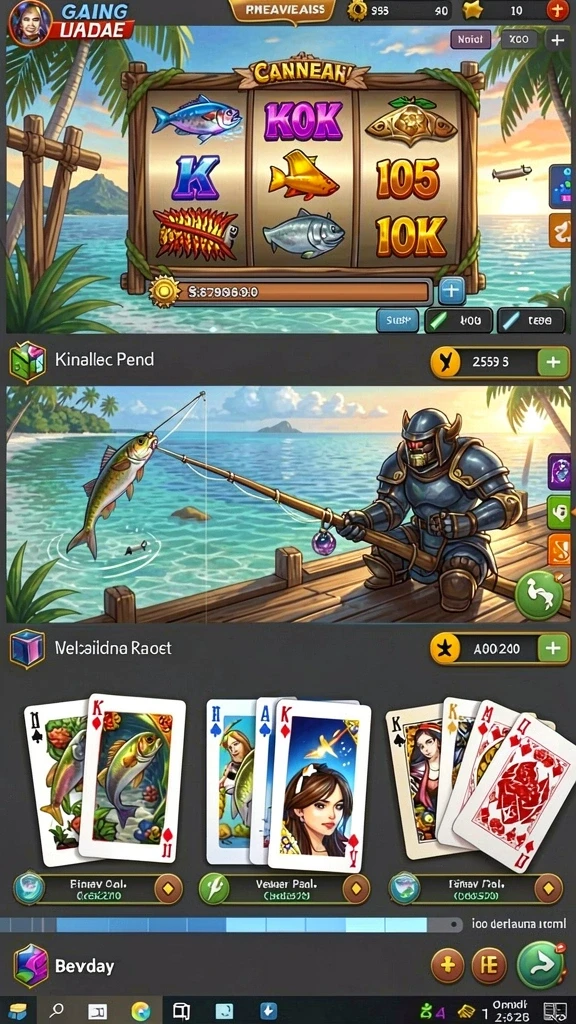 Tangkapan layar menampilkan gameplay seru di level menengah.