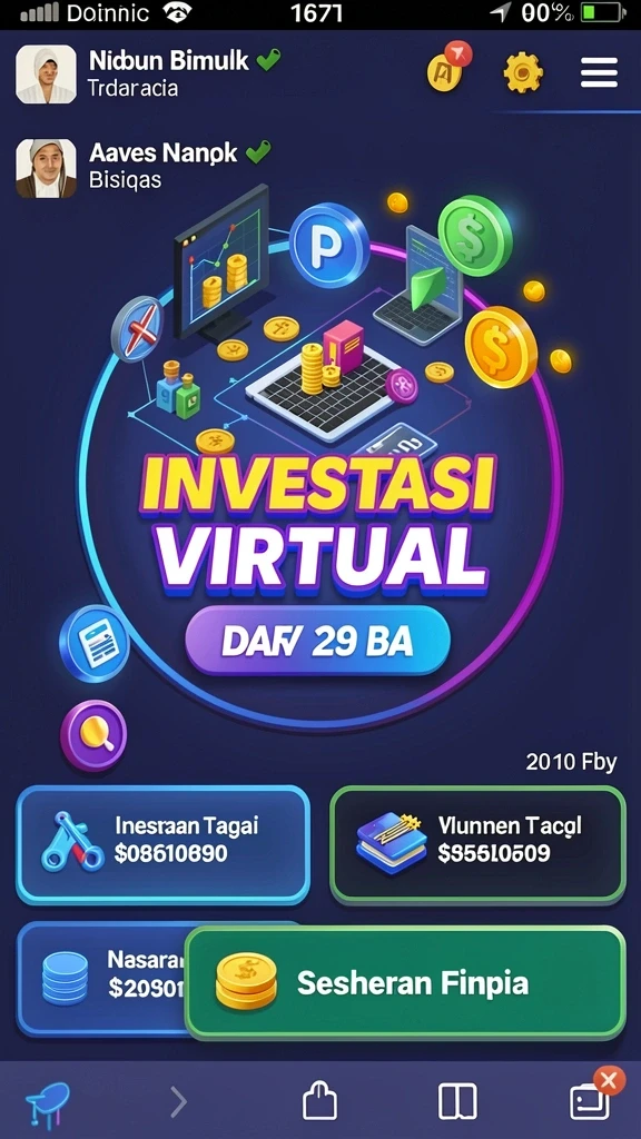 Grafis yang menarik dan penuh warna.