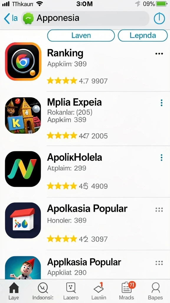 Tantangan menarik di setiap level.