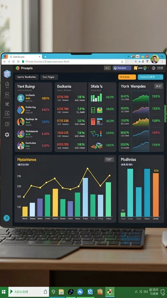 Layar antarmuka pengguna yang menampilkan menu upgrade.