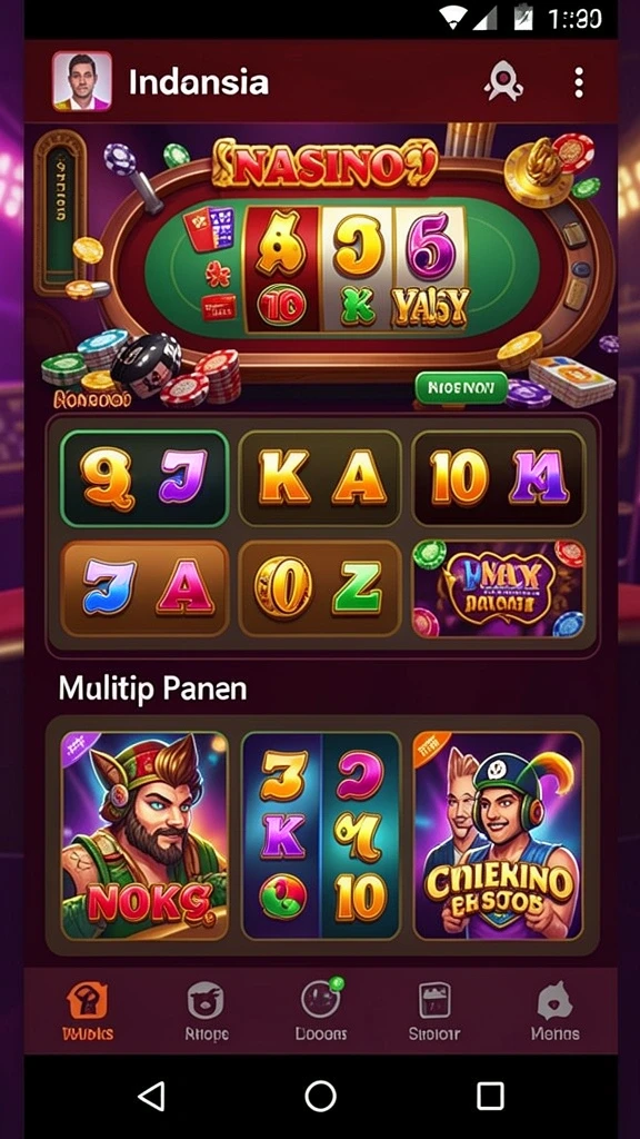Screenshot ALEXIS500 menunjukkan tampilan antarmuka yang menarik.