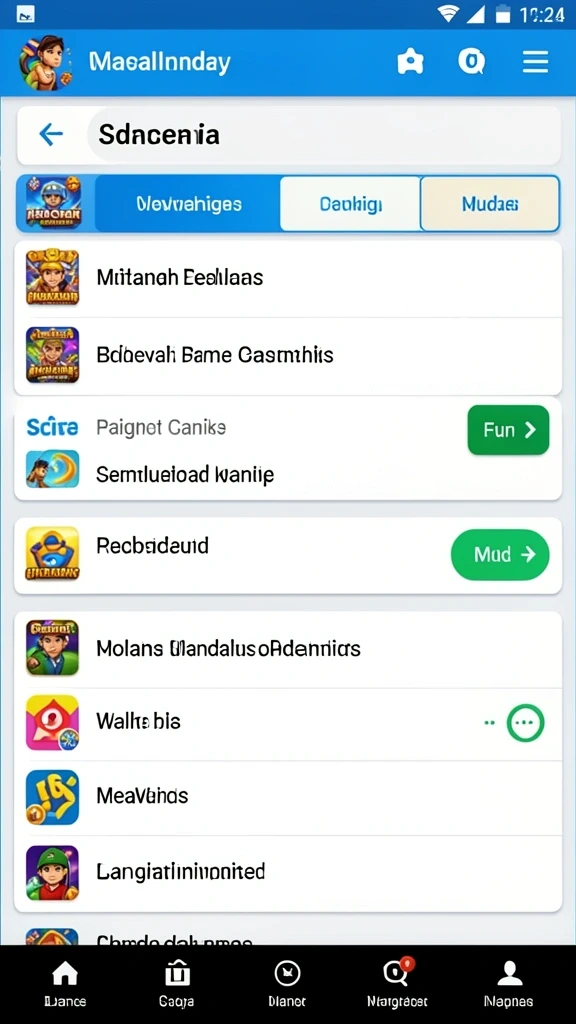 Tampilan antarmuka utama yang menarik dan mudah digunakan.