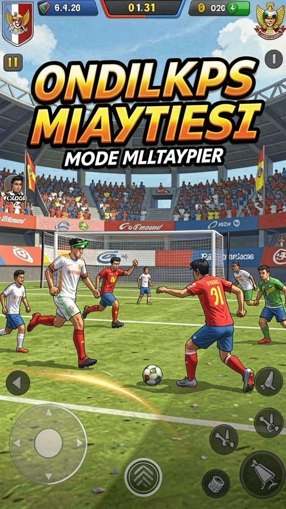 Fitur multiplayer yang memungkinkan bermain dengan teman.