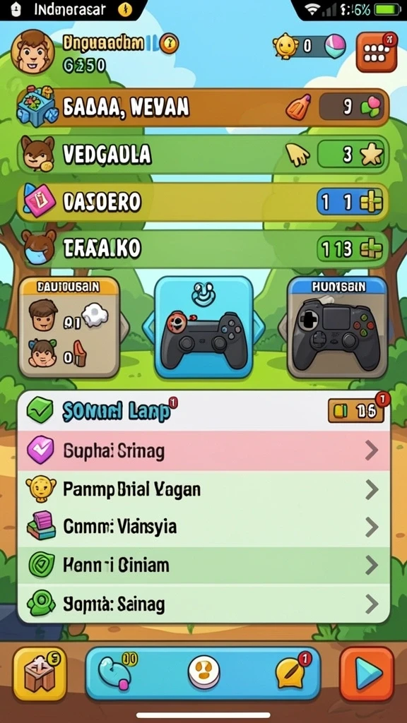 Grafik yang memukau dan penuh warna.