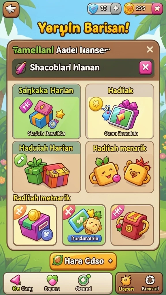 Mode permainan edukatif yang interaktif.