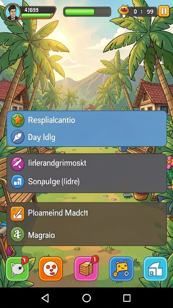 Screenshot menunjukkan tampilan grafis yang menarik.