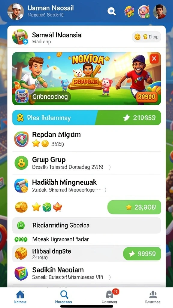 Komunitas aktif yang mendukung setiap pemain.