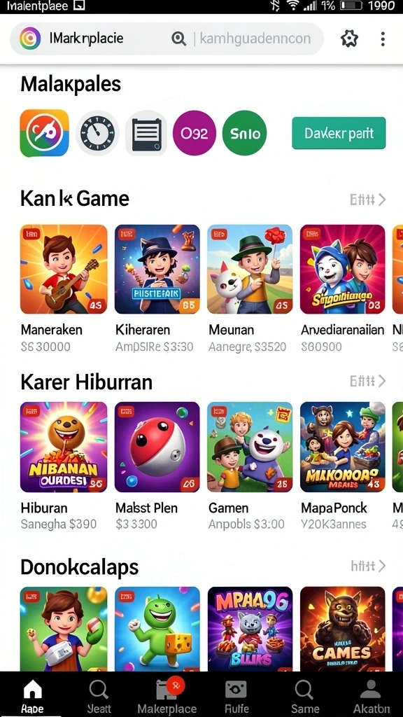 Pengalaman bermain yang menyenangkan dan mengasyikkan.