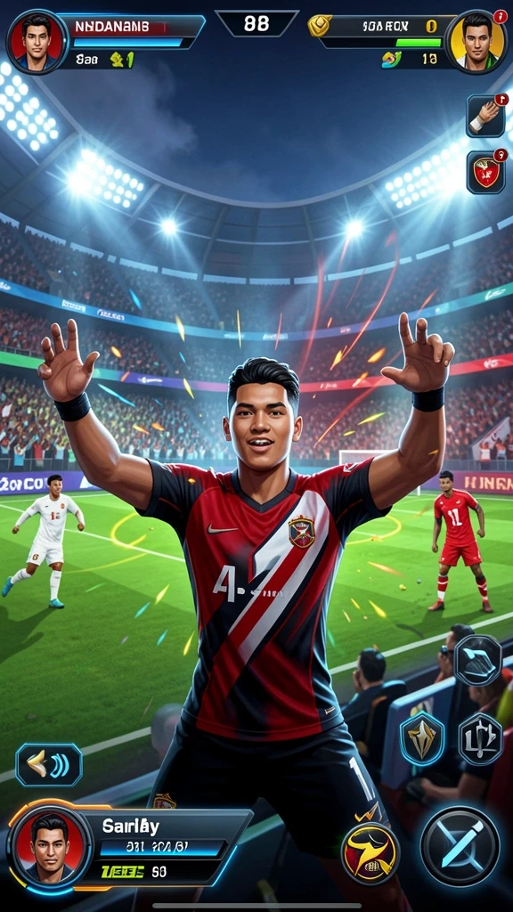 Fitur multiplayer yang memungkinkan bermain bersama teman.
