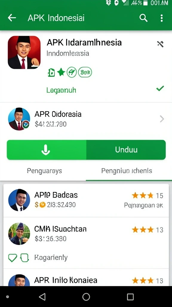 Tampilan antarmuka yang user-friendly.