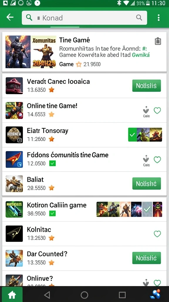 Karakter-karakter unik yang dapat dimainkan.