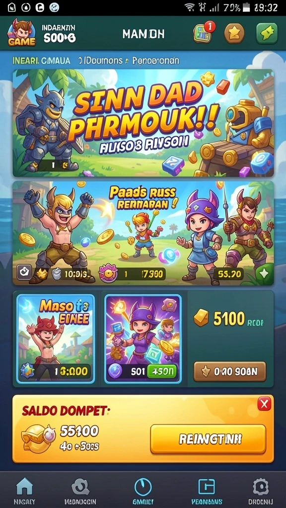 Tampilan antarmuka pengguna yang menarik dan intuitif.