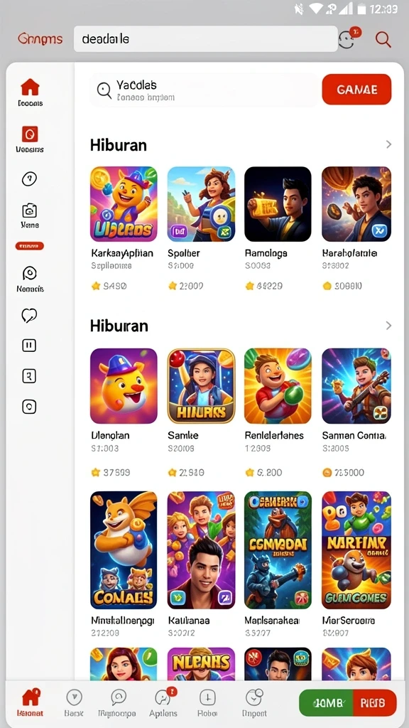 Tampilan antarmuka yang user-friendly.