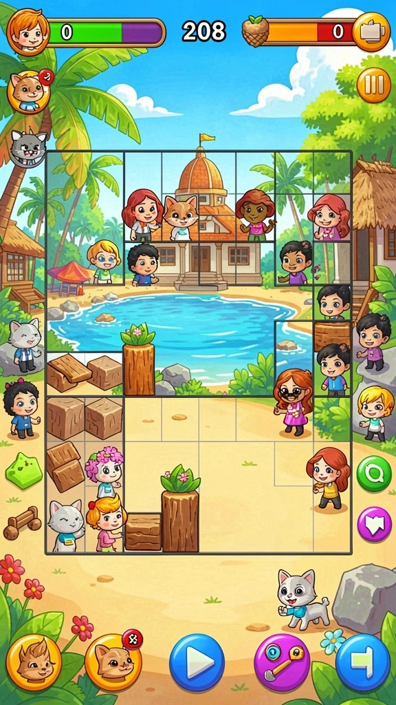 Tangkapan layar ini menunjukkan gameplay KOKO11 yang menarik.
