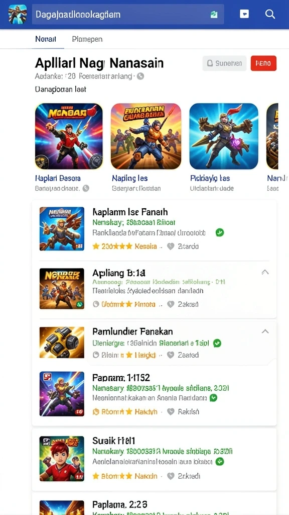 Tampilan level yang menakjubkan dan interaktif.