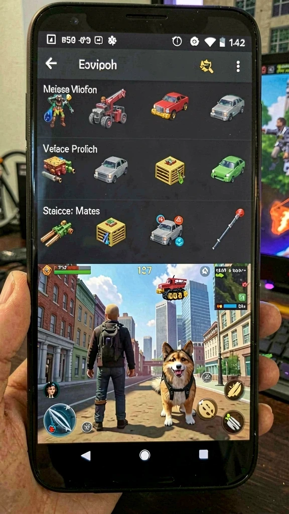 Screenshot menunjukkan grafis yang memukau.