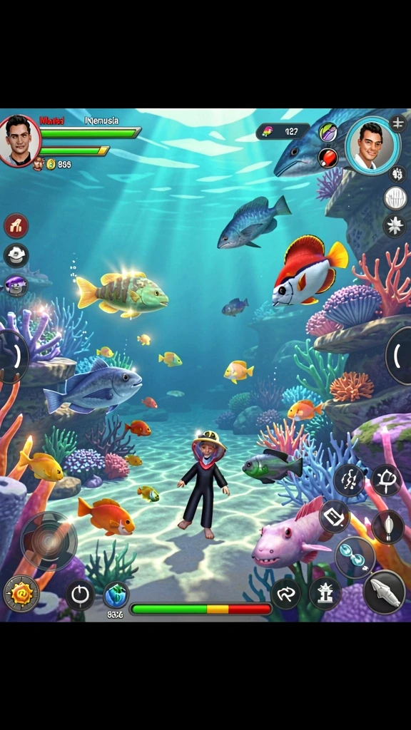 Momen seru saat berkompetisi dengan teman.
