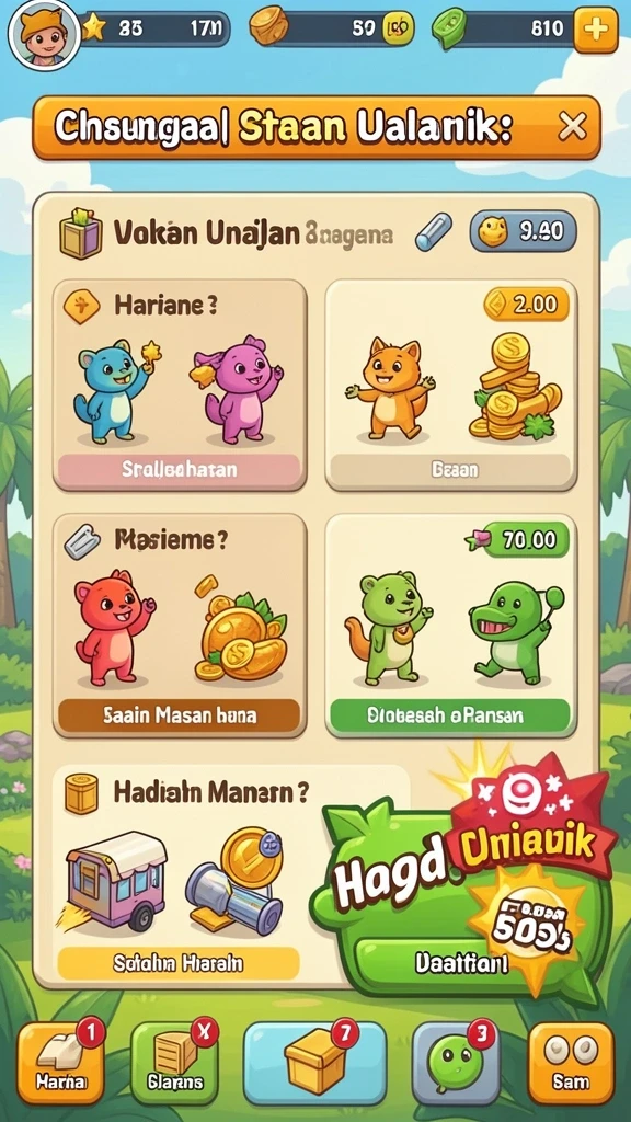 Tampilan antarmuka PGBET yang menarik dan mudah digunakan.