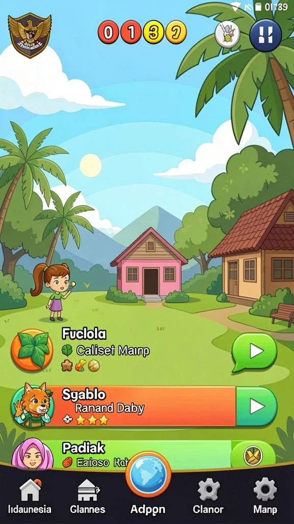 Mode multiplayer yang memungkinkan interaksi dengan teman.