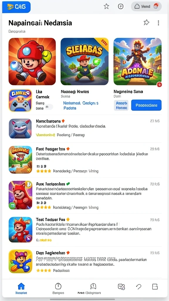 Tangkapan layar menunjukkan mode permainan baru yang menarik.