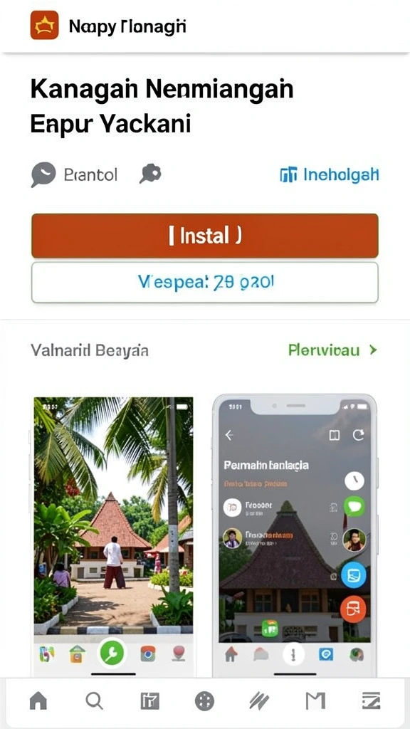 Menu permainan yang beragam dan mudah diakses.