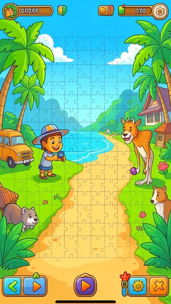 Level permainan yang menantang dan seru.