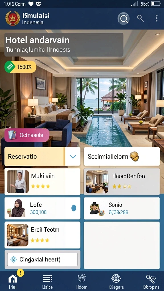 Fitur chat untuk berinteraksi dengan pemain lain.
