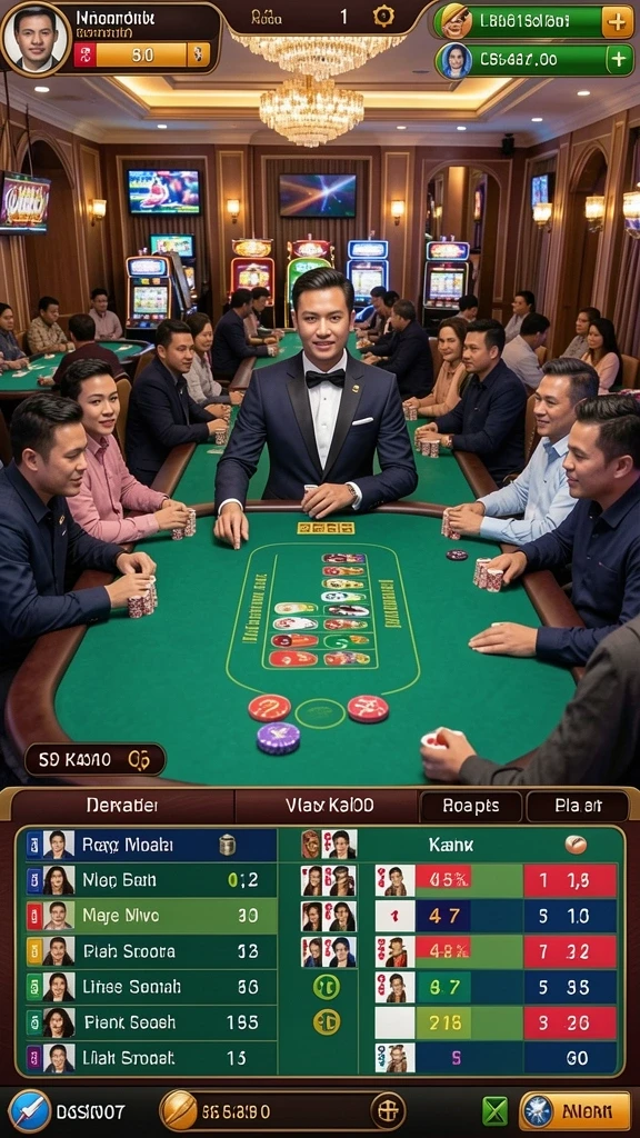 Tampilan awal permainan dengan karakter menarik.