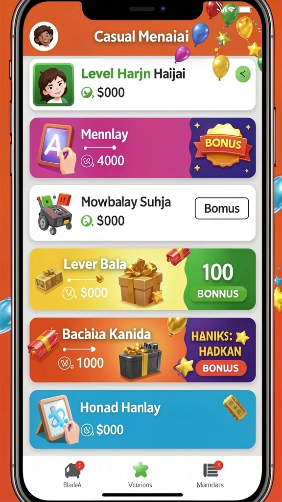 Fitur notifikasi untuk hasil undian terbaru.