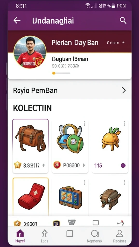 Tampilan antarmuka yang menarik dan mudah digunakan.