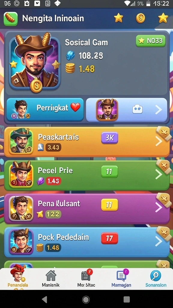 Tampilan antarmuka yang memukau dan user-friendly.