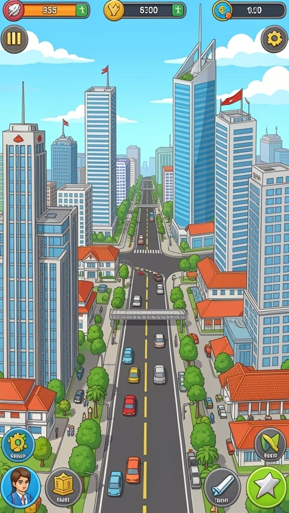 Tampilan awal yang menarik dan penuh warna.