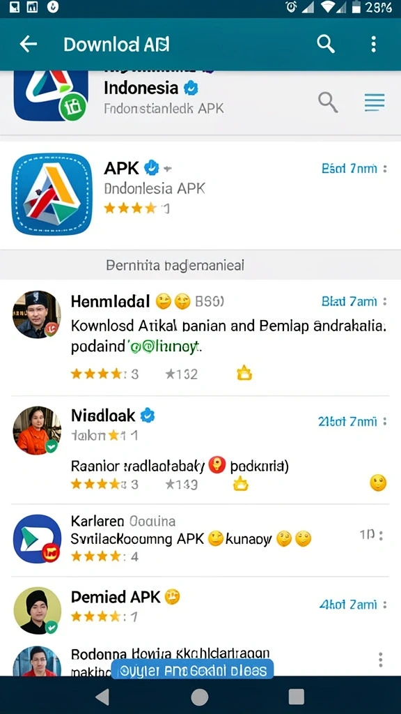 Menu permainan yang intuitif dan informatif.