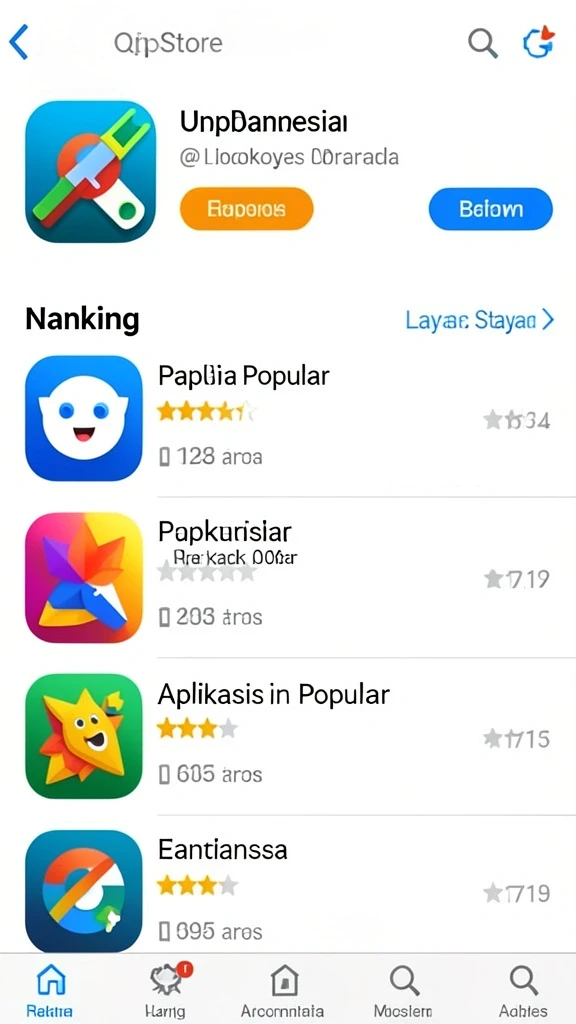Screenshot menampilkan antarmuka permainan yang berwarna-warni dan menarik.
